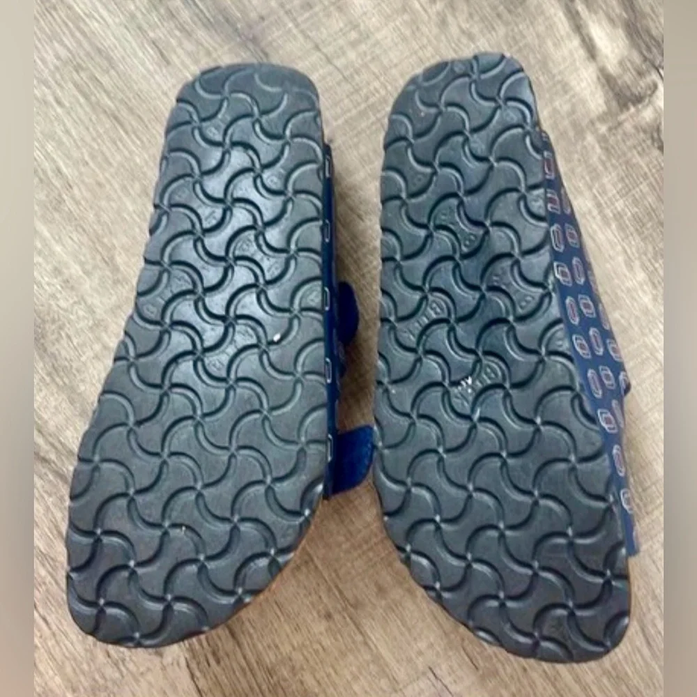 Birkenstock Blue Patterned Sandals - Picture 4 of 5